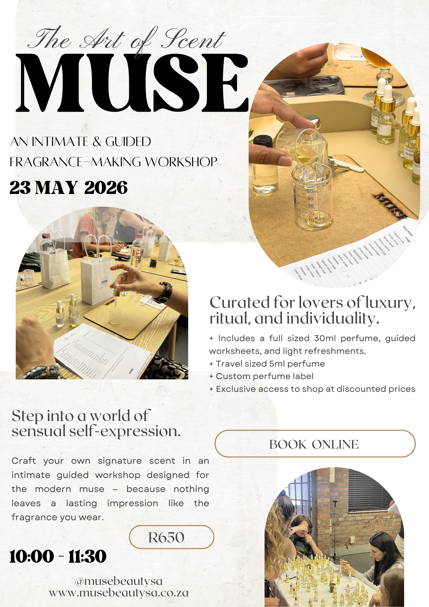 23 May Perfume Workshop